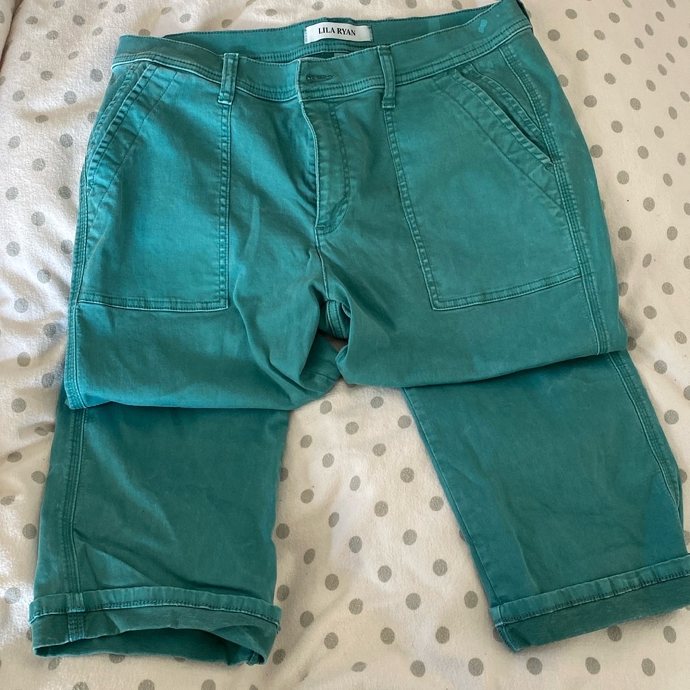 Lila Ryan cuffed cropped jeans ..